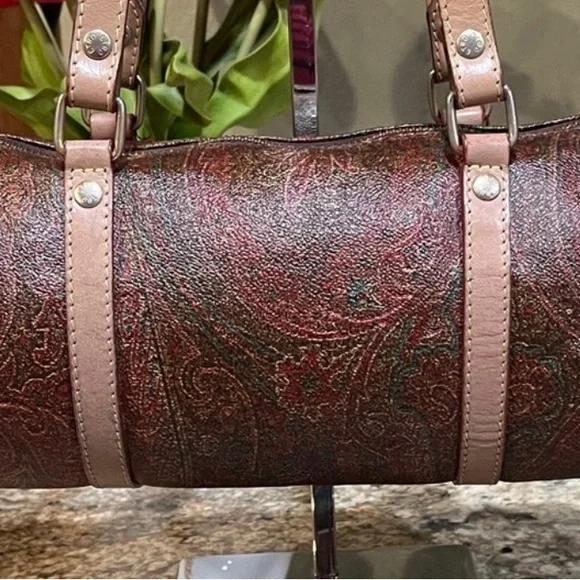 Etro EUC Mini Paisley Papillion Barrel Bag - Picture 5 of 7